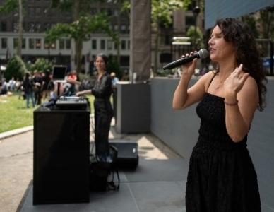 Aga Bohun at Waltz Into Space New York City